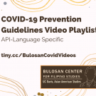 COVID-19 Prevention Guidelines Video Playlist